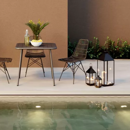 Lyktor Naxos - Svart, 4-set