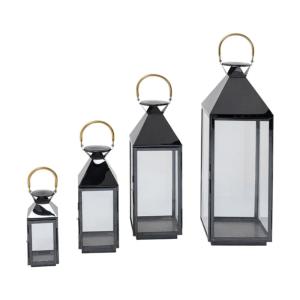 Lyktor Naxos - Svart, 4-set