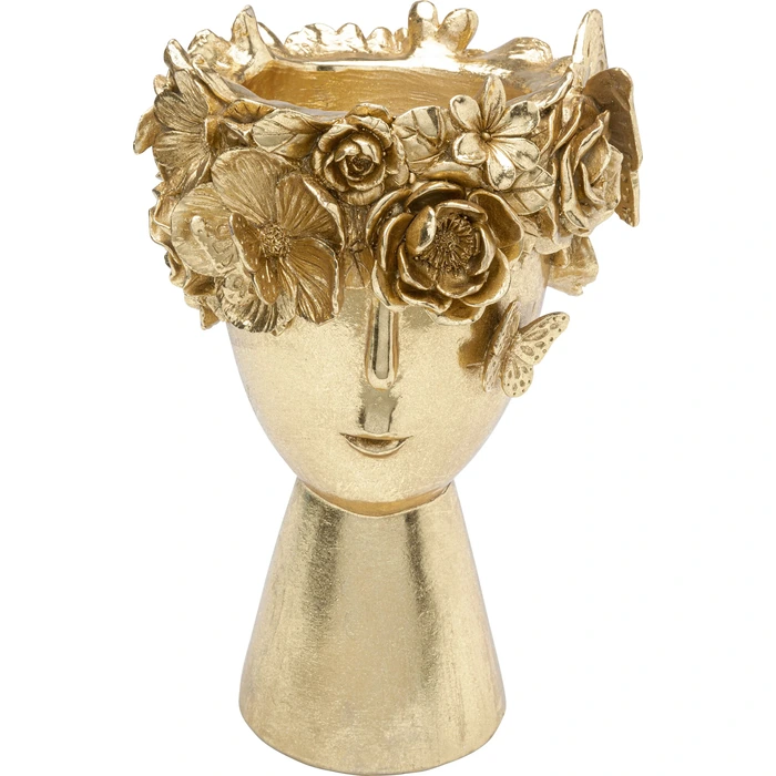 Dekorvas Flowercrown Gold 31cm