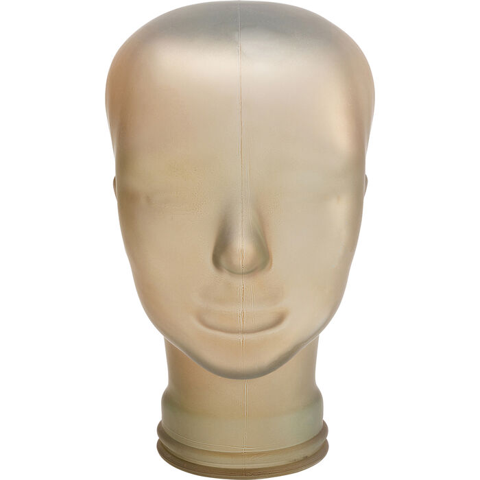 Skulptur i form av ett huvud