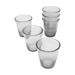 Dricksglas Bubblor Grå - 6-pack