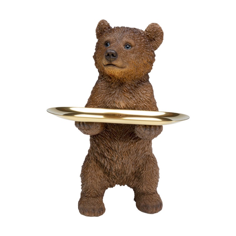 Dekor Bear Butler med Bricka