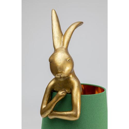 Bordslampa Rabbit Guld/Grön, 68cm