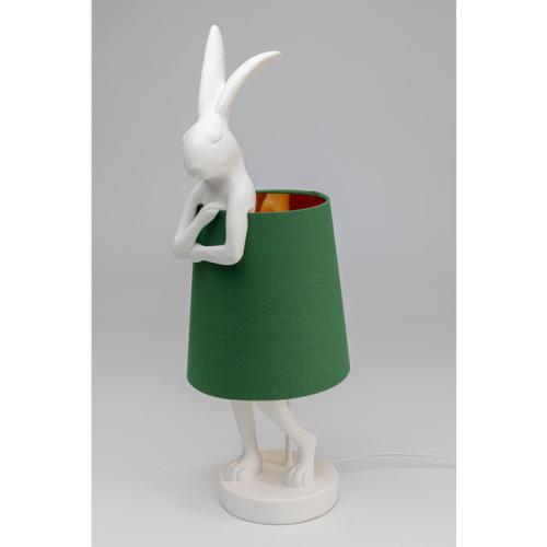 Bordslampa Rabbit Vit/Grön, 68cm