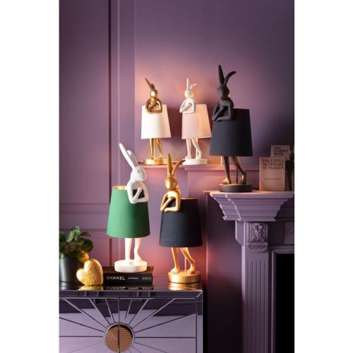 Bordslampa Animal Rabbit - Guld/Vit, 50cm