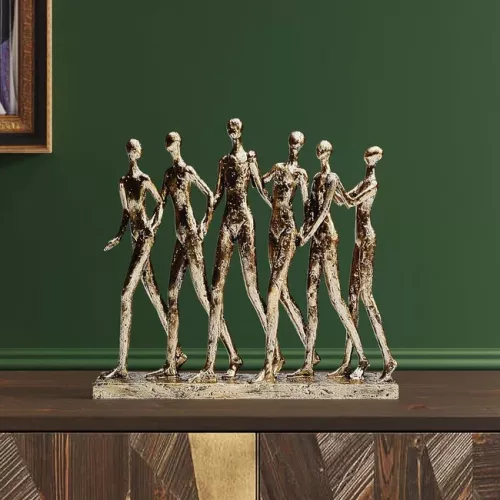 Skulptur Familj Stående - 27cm