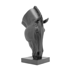 Skulptur Black Horse, 57cm