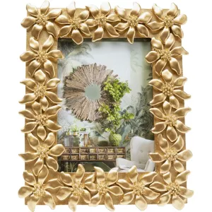 Fotoram Flower guld 21x26 cm
