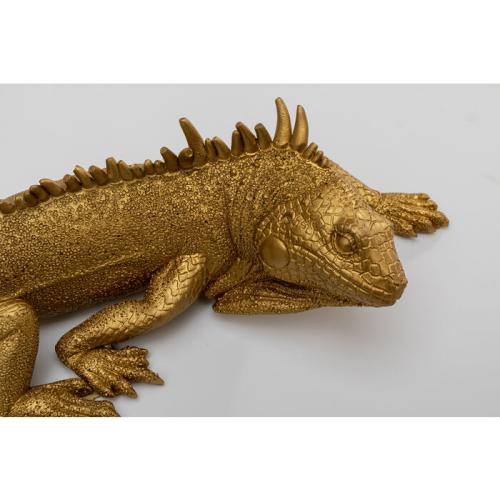 Väggdekor Lizard - Guld, 31cm