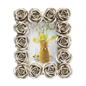 Fotoram Romantik Rosor, Silver 11x13cm