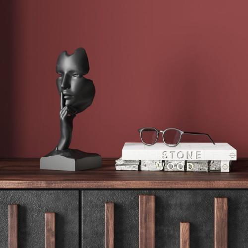 Skulptur Tyst Ansikte