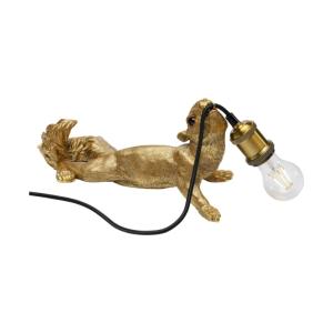 Vägglampa Animal Squirrel Guld