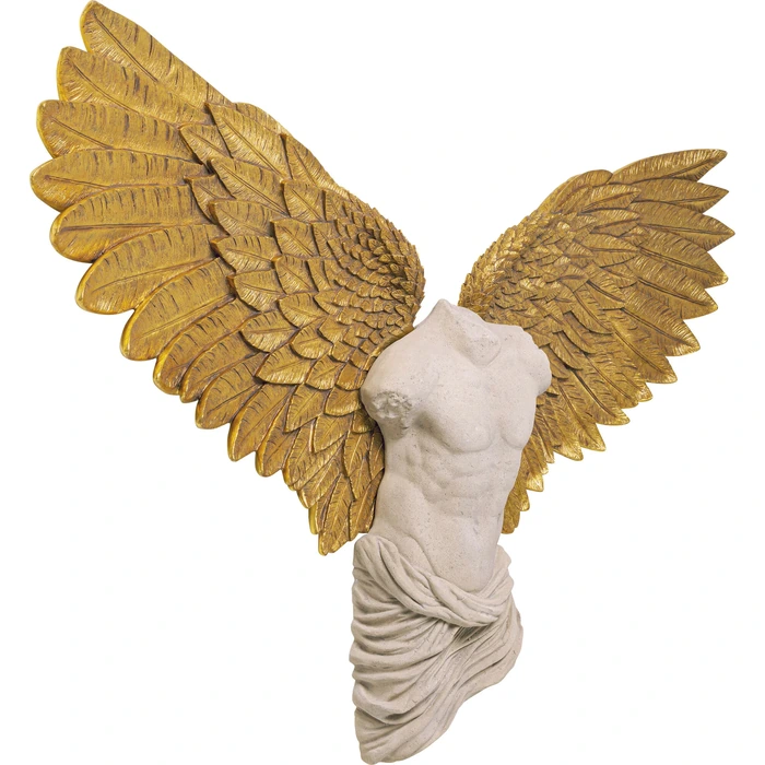 Väggskulptur Ängel – Man, 208x136 cm