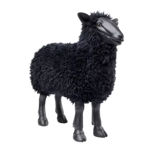Skulptur Bah - Svart får
