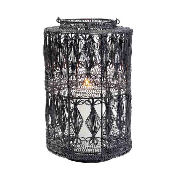 Ljuslykta Liv - Svart, 37cm