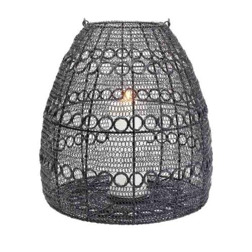 Ljuslykta Lantera - Svart