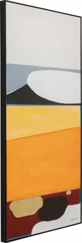 Tavla Abstrakta Former - Orange, 143x73cm