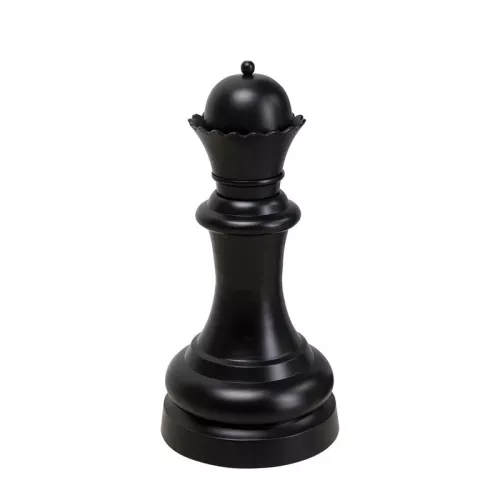 Skulptur Schack Drottning - Svart 60cm