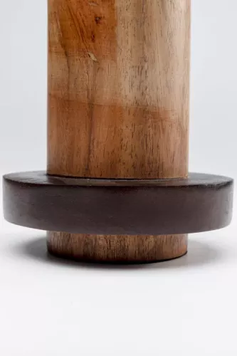 Ljusstake Cylinder - Trä, 15cm