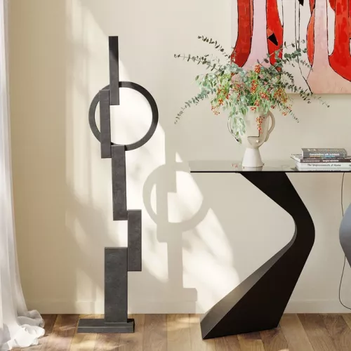Dekorationsfigur Balance 148 cm svart