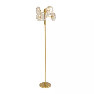 Golvlampa Headlights - Mässing/Glas