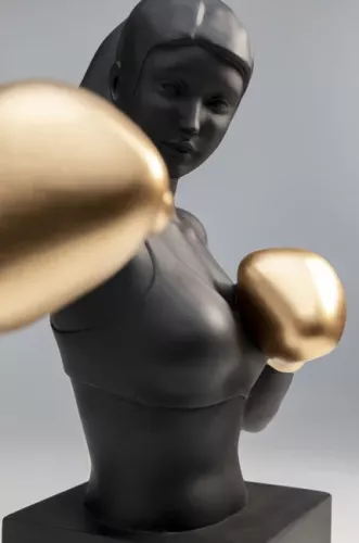 Skulptur Balboa Boxer - Kvinna, 40cm