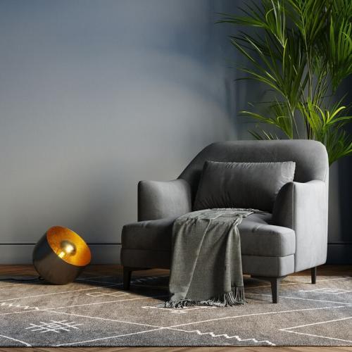 Lampa Sniskan Antracitgrå, 28cm