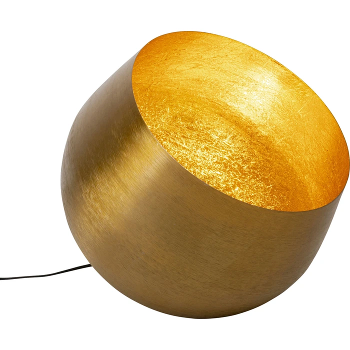 Golvlampa Apollon Smooth guld Ø50 cm