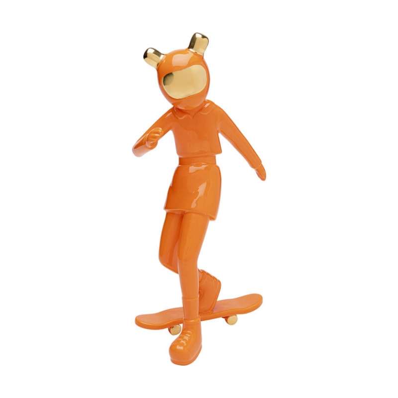 Dekorfigur Astro Skate Orange