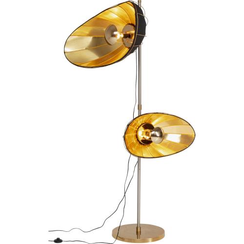 Golvlampa Studio - Guld/Svart, 202cm