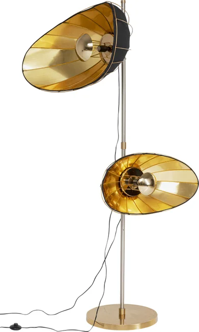 Golvlampa Studio - Guld/Svart, 202cm