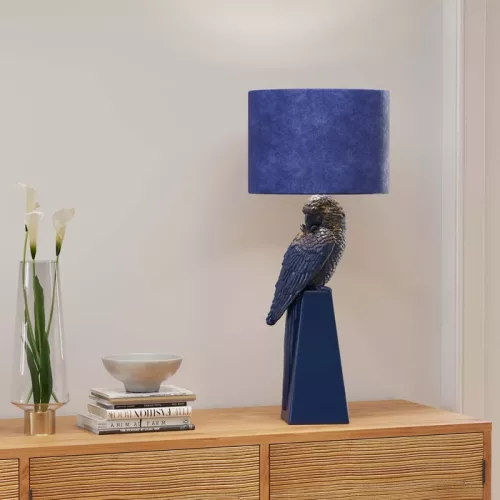 Bordslampa Papegoja Blå 84 cm