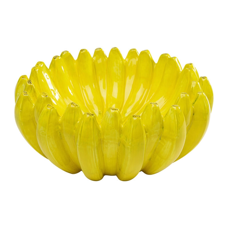 Skål Crazy Bananas - Gul Ø30cm