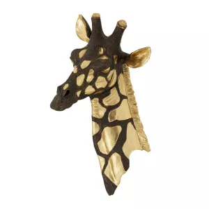 Väggdekoration Giraff - Guld