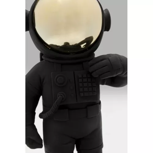 Dekorfigur Welcome Astronaut svart/guld 27 cm