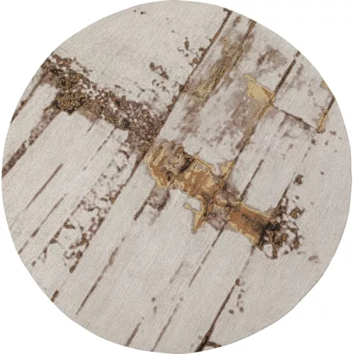 Matta Abstract Grey Line grå Ø200 cm, diameter 200 cm, i huvudvy