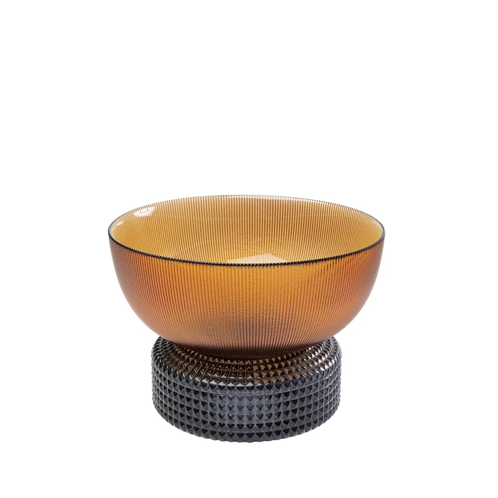 Vas Marvelous Duo bärnstensfärgad grå 22 cm