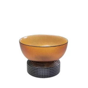 Vas Marvelous Duo bärnstensfärgad grå 22 cm
