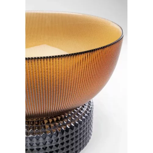 Vas Marvelous Duo bärnstensfärgad grå 22 cm