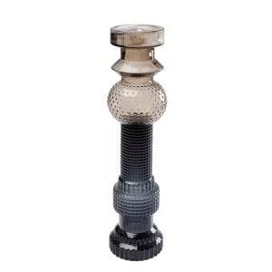 Ljusstake Block - Brun/Grå 49cm