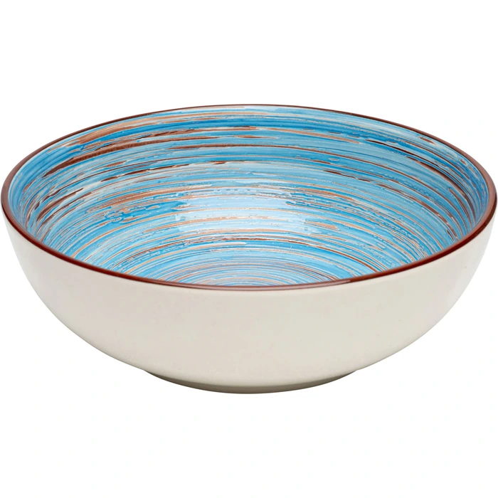 Skål Swirl blå Ø22 cm