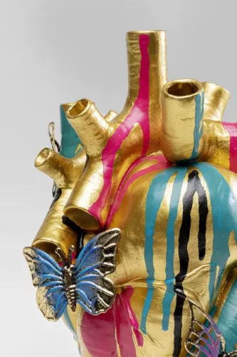 Vas Dekor Splash Hjärta - 25cm