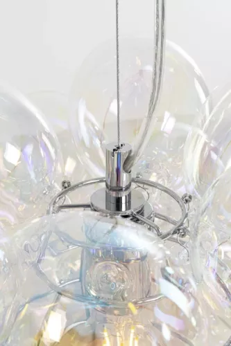 Taklampa Ballong Holografisk - Glas