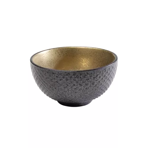 Skål Diva svart och guld Ø11 cm
