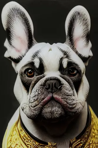 Glastavla Prins Fralla - 60x40cm