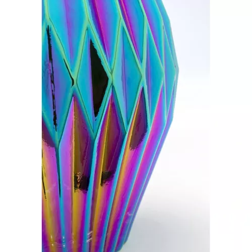 Vas Sky - Blå, Handgjord, Unik, 25cm