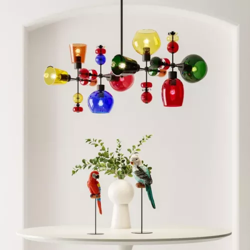 Taklampa Atrani - Flerfärgad 105cm