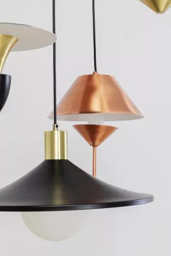 Taklampa Copper - Flerfärgad