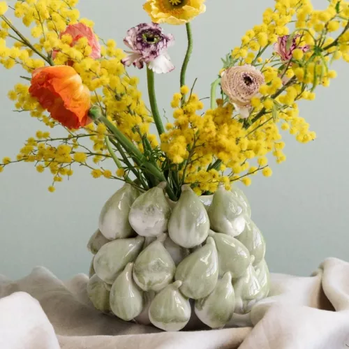 Vas Fichi grön 15 cm