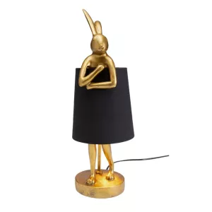 Bordslampa Rabbit Guld/Svart, 50cm